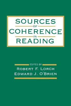 Sources of Coherence in Reading