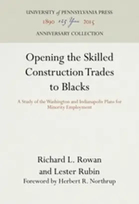 Opening the Skilled Construction Trades to Blacks
