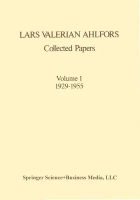 Collected Papers Volume 1 1929–1955