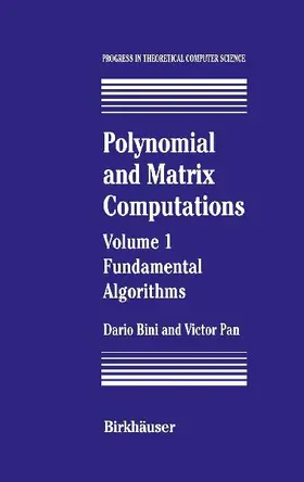 Polynomial and Matrix Computations