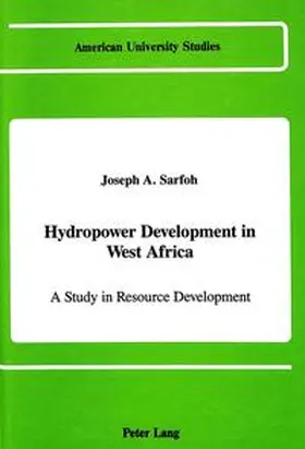 Hydropower Development in West Africa A Study in Resource Development