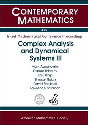 Complex Analysis and Dynamical Systems III