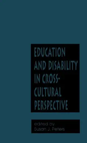 Education and Disability in Cross-Cultural Perspective