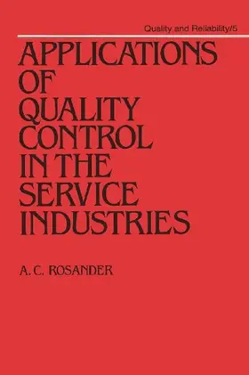 Applications of Quality Control in the Service Industries