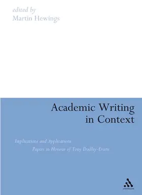 Academic Writing in Context