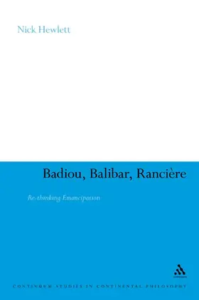 Badiou, Balibar, Ranciere