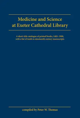 Medicine and Science at Exeter Cathedral Library