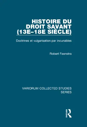 Histoire du droit savant (13e-18e siècle)