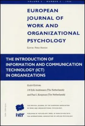 The Introduction of Information and Communication Technology ICT in Organizations