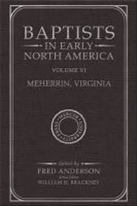 Baptists in Early North Amer-M