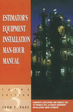 Estimator's Equipment Installation Man-Hour Manual