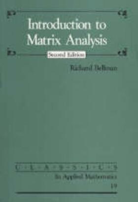 Introduction to Matrix Analysis