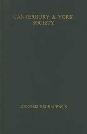 The Register of William Melton, Archbishop of York, 1317-1340, Volume I