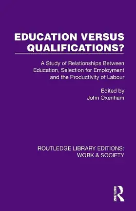 Education Versus Qualifications?