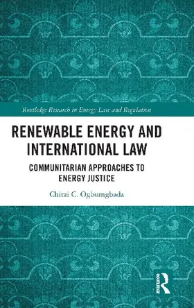 Renewable Energy and International Law