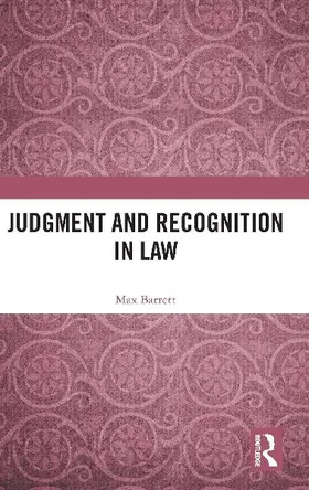 Judgment and Recognition in Law