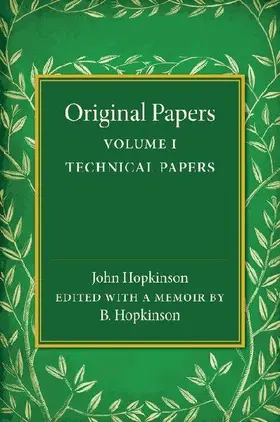 Original Papers of John Hopkinson