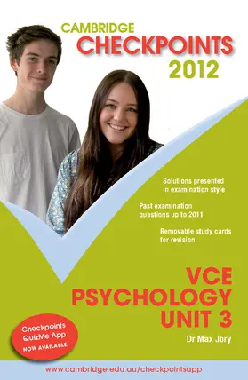 Cambridge Checkpoints VCE Psychology Unit 3 2012