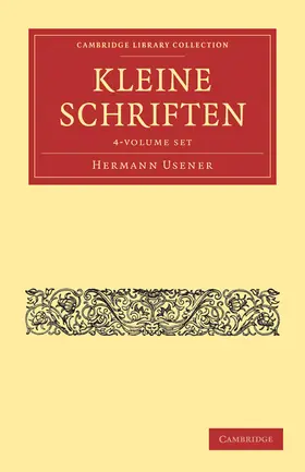 Kleine Schriften - 4 Volume Set