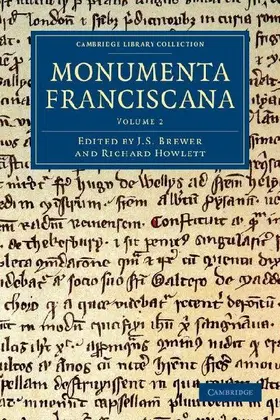 Monumenta Franciscana - Volume 2