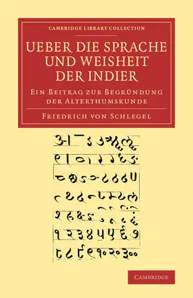 Ueber Die Sprache Und Weisheit Der Indier