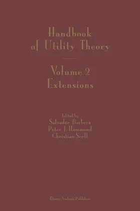 Handbook of Utility Theory
