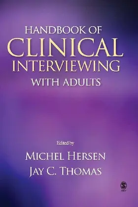 Handbook of Clinical Interviewing With Adults