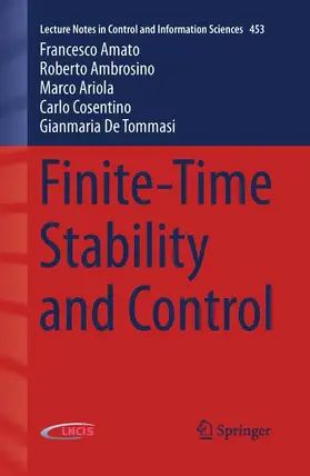 Finite-Time Stability and Control