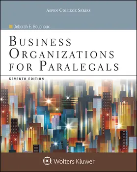 Business Organizations for Paralegals