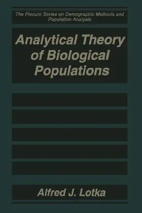 Analytical Theory of Biological Populations