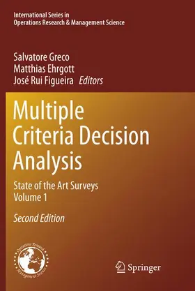 Multiple Criteria Decision Analysis