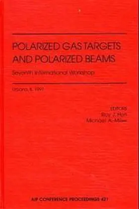 Polarized Gas Targets and Polarized Beams