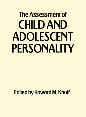 The Assessment of Child and Adolescent Personality