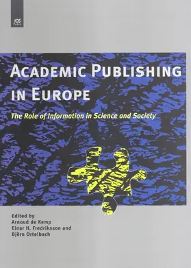 Academic Publishing in Europe-APE2006