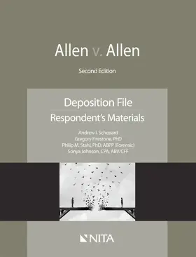 Allen V. Allen: Deposition File, Respondent's Materials