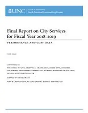 Final Report on City Services for Fiscal Year 2018-2019: Performance and Cost Data