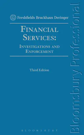 Financial Services: Investigations and Enforcement
