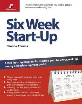 Six Week Start¿Up