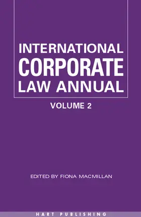 International Corporate Law - Volume 2 2002