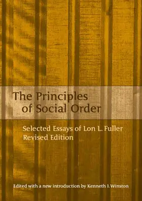 Principles of Social Order