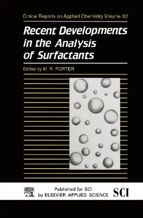 Recent Developments in the Analysis of Surfactants