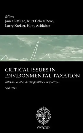 Critical Issues in Environmental Taxation