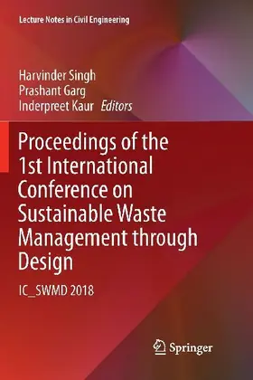 Proceedings of the 1st International Conference on Sustainable Waste Management through Design