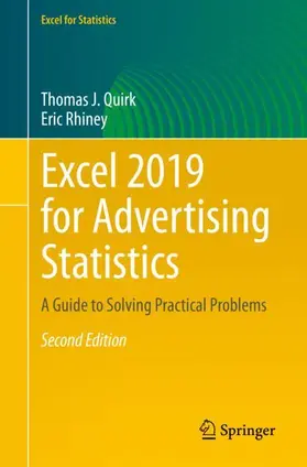Excel 2019 for Advertising Statistics