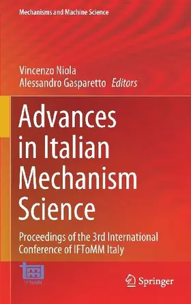 Advances in Italian Mechanism Science