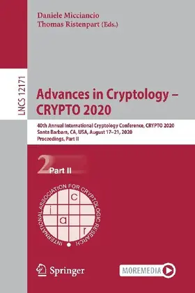Advances in Cryptology - CRYPTO 2020