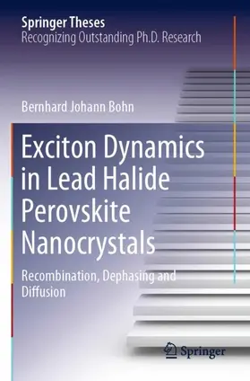 Exciton Dynamics in Lead Halide Perovskite Nanocrystals