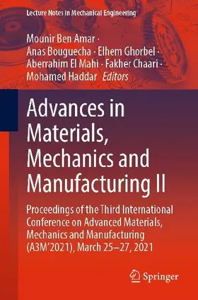 Advances in Materials, Mechanics and Manufacturing II
