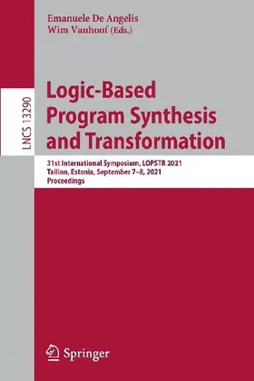 Logic-Based Program Synthesis and Transformation