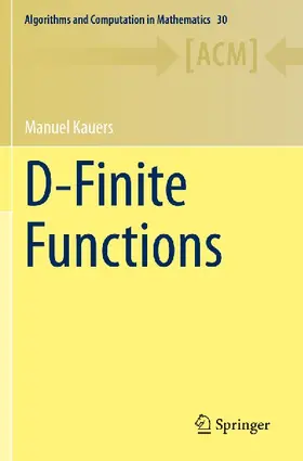 D-Finite Functions